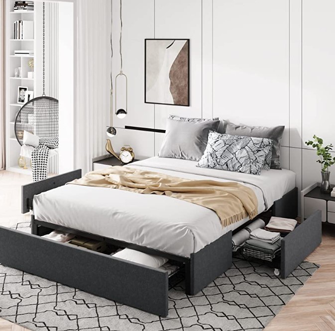 Bed Assembly - Platform or Sleigh Bed