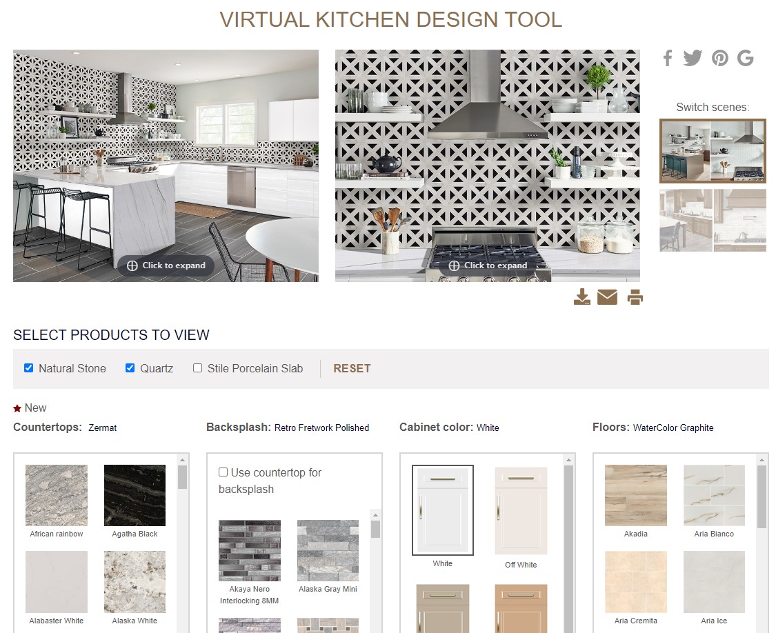 VIRTUAL KITCHEN DESIGN TOOL